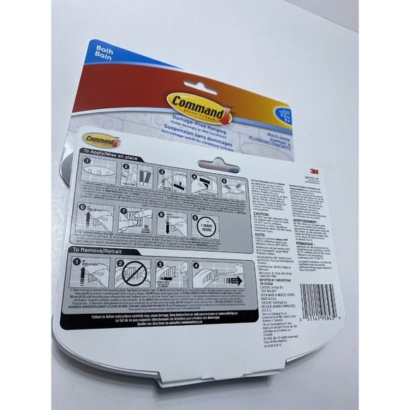 Adhesive Wall /bathroom mulithooks. Brand New 2 Units - Picture 11 of 12